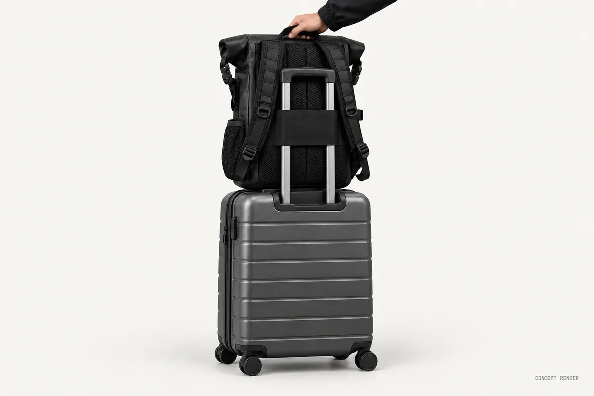 Luggage pass-through